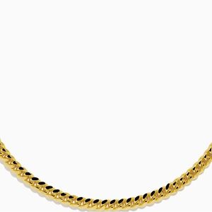 Effy Men's 925 Gold Plated Sterling Silver Curb C… - image 1